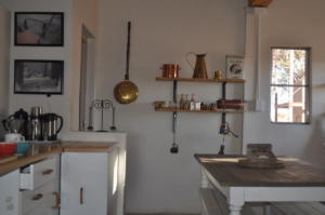 Enlarged farmhouse kitchen