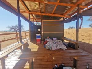 At Jupiter you can even sleep on the covered deck