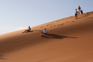 Dune boarding                